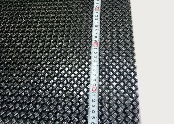 Bina Yapıları İçin SS304 Antiwear Siyah Toz Boyalı Mesh Dekoratif