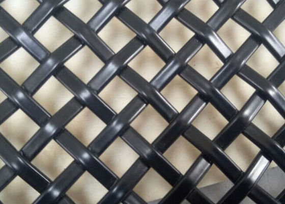 Bina Yapıları İçin SS304 Antiwear Siyah Toz Boyalı Mesh Dekoratif