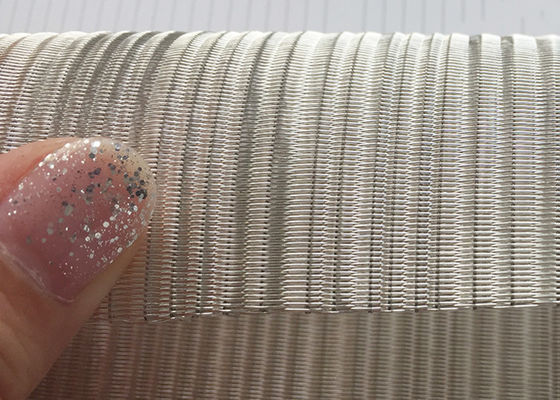 Metal Mesh Ara Katmanlı 1m Serbest Yağ Camı 304 Ss Dokuma Hasır