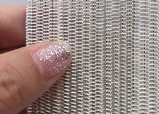 Metal Mesh Ara Katmanlı 1m Serbest Yağ Camı 304 Ss Dokuma Hasır