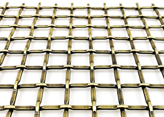 316 Paslanmaz Çelik Dekoratif Metal Hasır Levhalar 2''X2'' 8ft Uzunluk