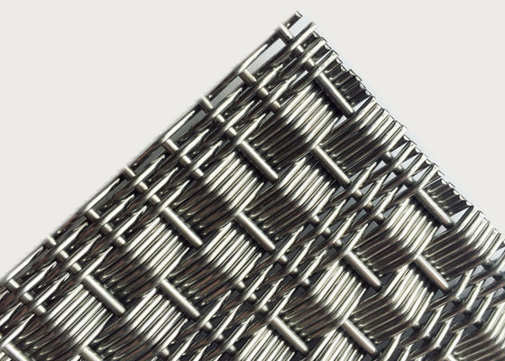 Dokuma Mimari Dekoratif Ekran Mesh Paslanmaz Çelik SGS 4.5mm Kalın