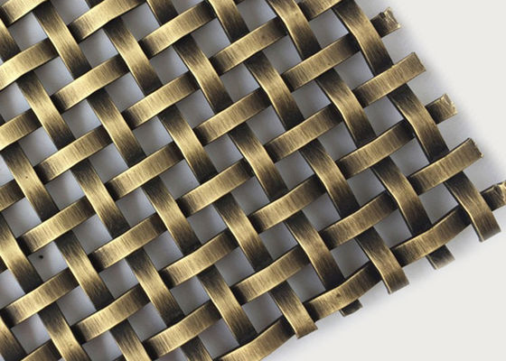 Kırmızı Bakır Çelik Izgara Mesh İç Tasarım Anti Alkali 20m 2.5mm Kalın