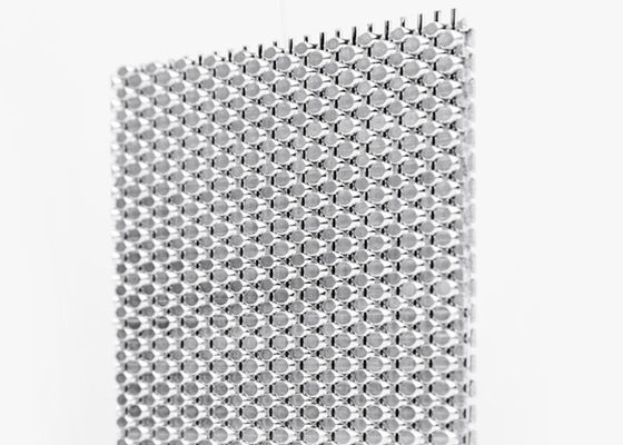OEM 1.5mm Dekoratif Metal Hasır Ekran 15ft Çelik Tel Kumaş Cephe Mimarisi