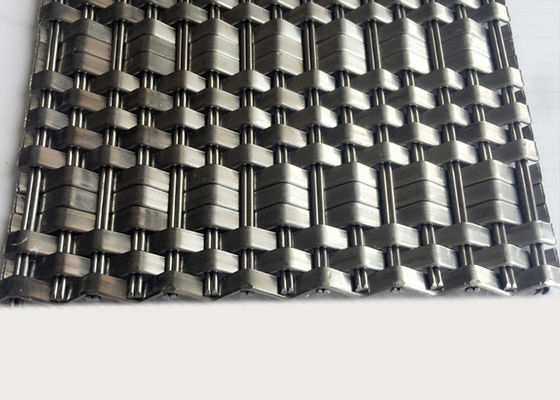 SS316 Deco Metal Mimari Dokuma Hasır Paneller 1.5 X 2mm Çözgü Çapı