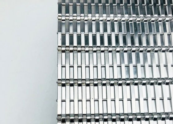 Mimari Paslanmaz Çelik Hasır Kumaş Muhafazalar 2.2mm Çap 2.5m Genişlik