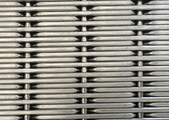 SUS 304 Paslanmaz Çelik Dokuma Hasır Paneller 2mm Çap 17.5mm Çözgü Aralığı