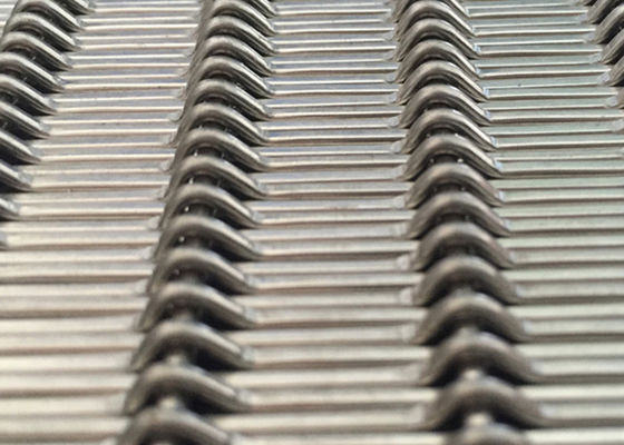 SUS 304 Paslanmaz Çelik Dokuma Hasır Paneller 2mm Çap 17.5mm Çözgü Aralığı