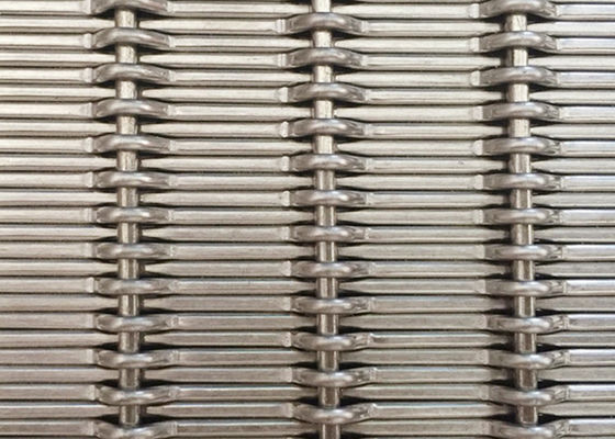 SUS 304 Paslanmaz Çelik Dokuma Hasır Paneller 2mm Çap 17.5mm Çözgü Aralığı