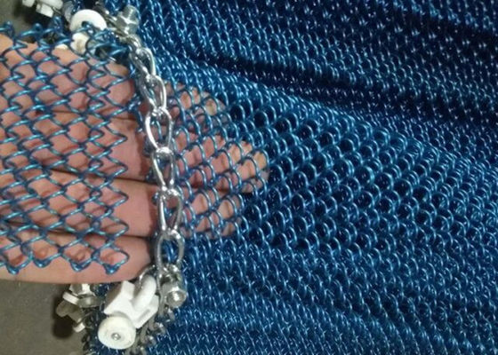 26ft Mavi Metal Bobin Perdelik Eko Şömine Perdesi Püskürtme Boyama