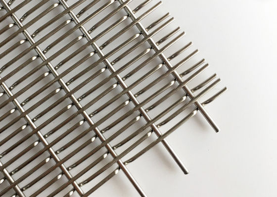 Brass Architectural Woven Wire Mesh ISO9001-2015 Tel çapı için sertifikalı 0.02mm-2.03mm Uygulamalar ve Performans