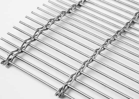 Dokuma Kaplama Metal 120m X 6m Paslanmaz Çelik Mimari Mesh İç Dekorasyon