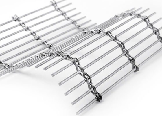 Dokuma Kaplama Metal 120m X 6m Paslanmaz Çelik Mimari Mesh İç Dekorasyon
