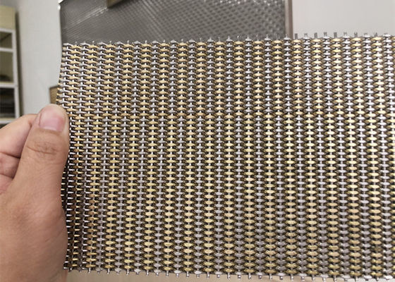 Bina Kaplaması İçin Paslanmaz Çelik Dokuma 3.2mm Mimari Metal Hasır