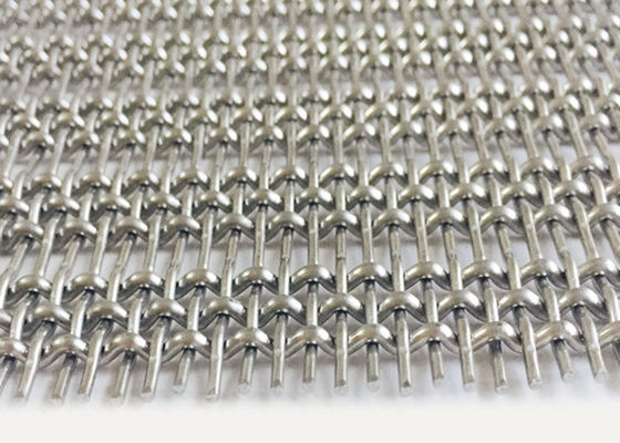 İç Dokuma Ss 316 Metal Çelik Kıvrımlı Hasır Dekorasyon Bina Cephesi