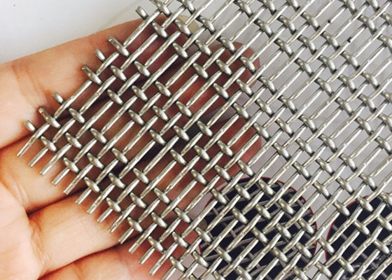 İç Dokuma Ss 316 Metal Çelik Kıvrımlı Hasır Dekorasyon Bina Cephesi