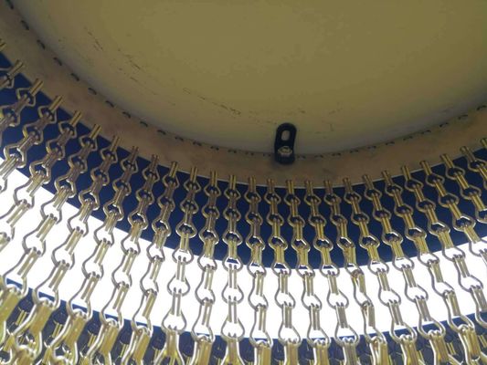 Ölçüleri 90x210cm zincir bağlantısı tel örgü perdesinin büyüklüğü Ticari güvenlik engelleri için