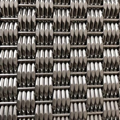 Şehir ticari binalarında büyük ölçekli cephe kaplama için özel tasarlanmış paslanmaz çelik metal kumaş ağı