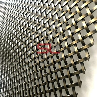 Fasad kaplama ve dekoratif duvar panelleri için özel kalınlıklı mimari metal örgü