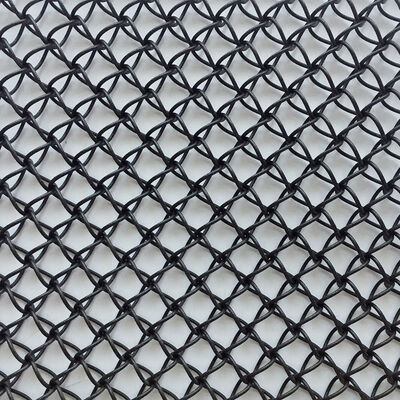 Paslanmaz Çelik Mimari Metal Mesh Özelleştirilmiş Mesh Boyutu Eloksal Yüzey İşlem Dayanıklı Bina Cepheleri ve İç Mekan Uygulamaları İçin